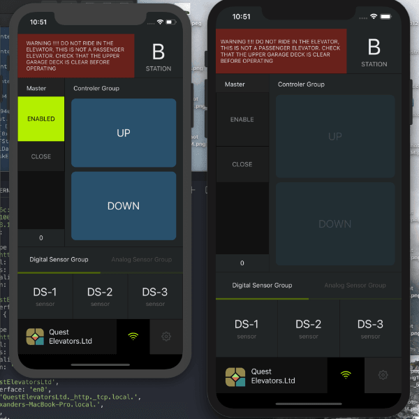 MaplePost: mobile application for Questelevators